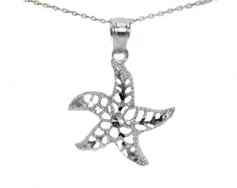 Sterling SIlver Starfish Necklace