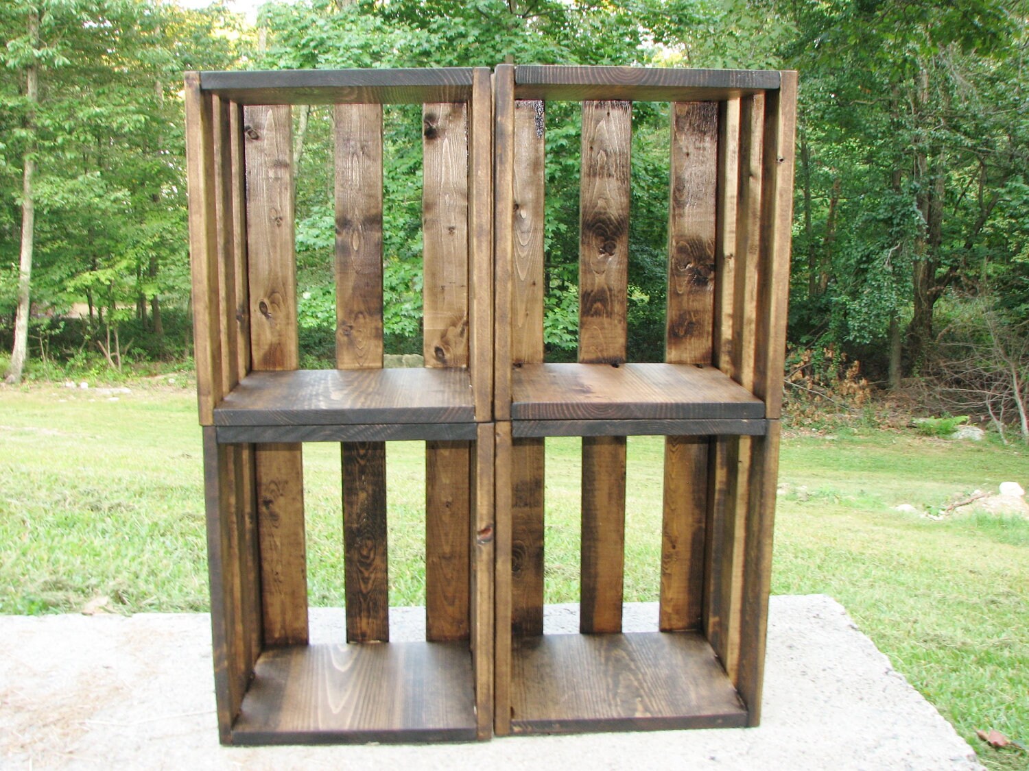 Crate Shelf Free Shipping Wood Furniture Rustic Storage Crate Shelf Free Shipping Wood Furniture Rustic Storage