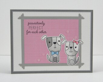 Dog Anniversary Card, Dog Love Card, Handmade Dog Card