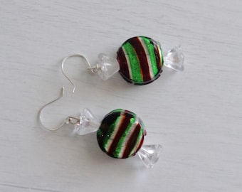 Christmas Candy Earrings