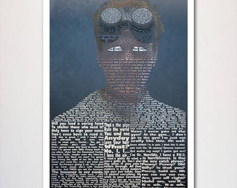 Doctor Horrible typography poster