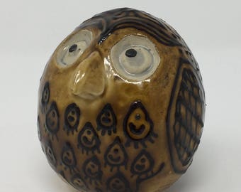 Ceramic Owl, Handmade, Teacher Gift, Grad Gift
