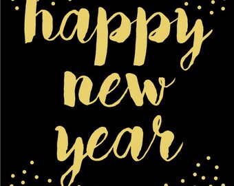 happy new year decor etsy