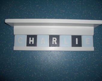 Wonderful Personalised Boys Shelf Unit