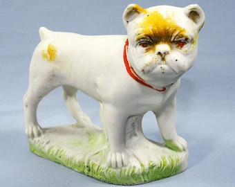 Antique German Bisque Bulldog