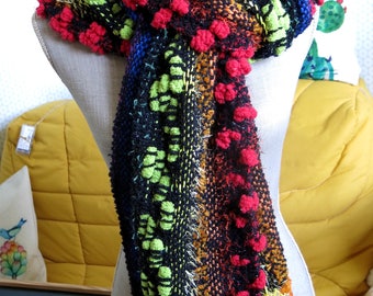 Scarf / stole multicolored fancy