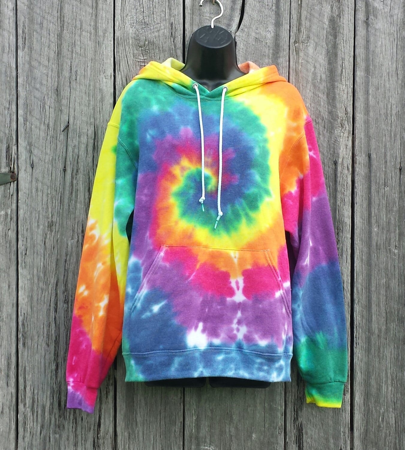 Adult Rainbow Tie Dye Hoodie Available Sizes S M L Xl 2xl 2052