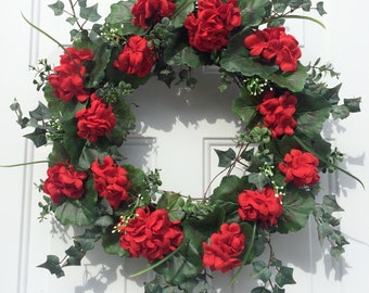 Summer Wreaths, Summer Front Door Wreath, Natural Front Door Wreath