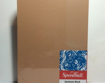Speedball Linoleum BLOCK for Block Printing 5 x 7"