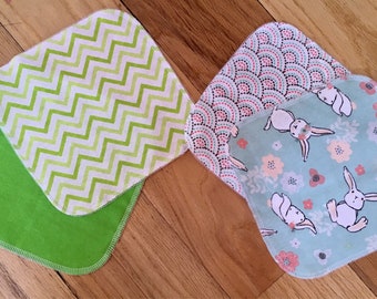 Cloth baby wipes springtime