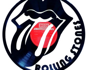 Rolling Stones Vinyl Record Art