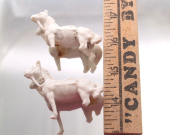 Horses Antique German Doll Parts Figurines Mixed Media Art Assemblage Art Projects
