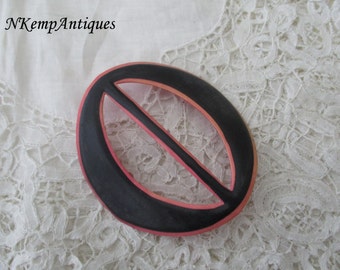 1920's celluloid buckle French