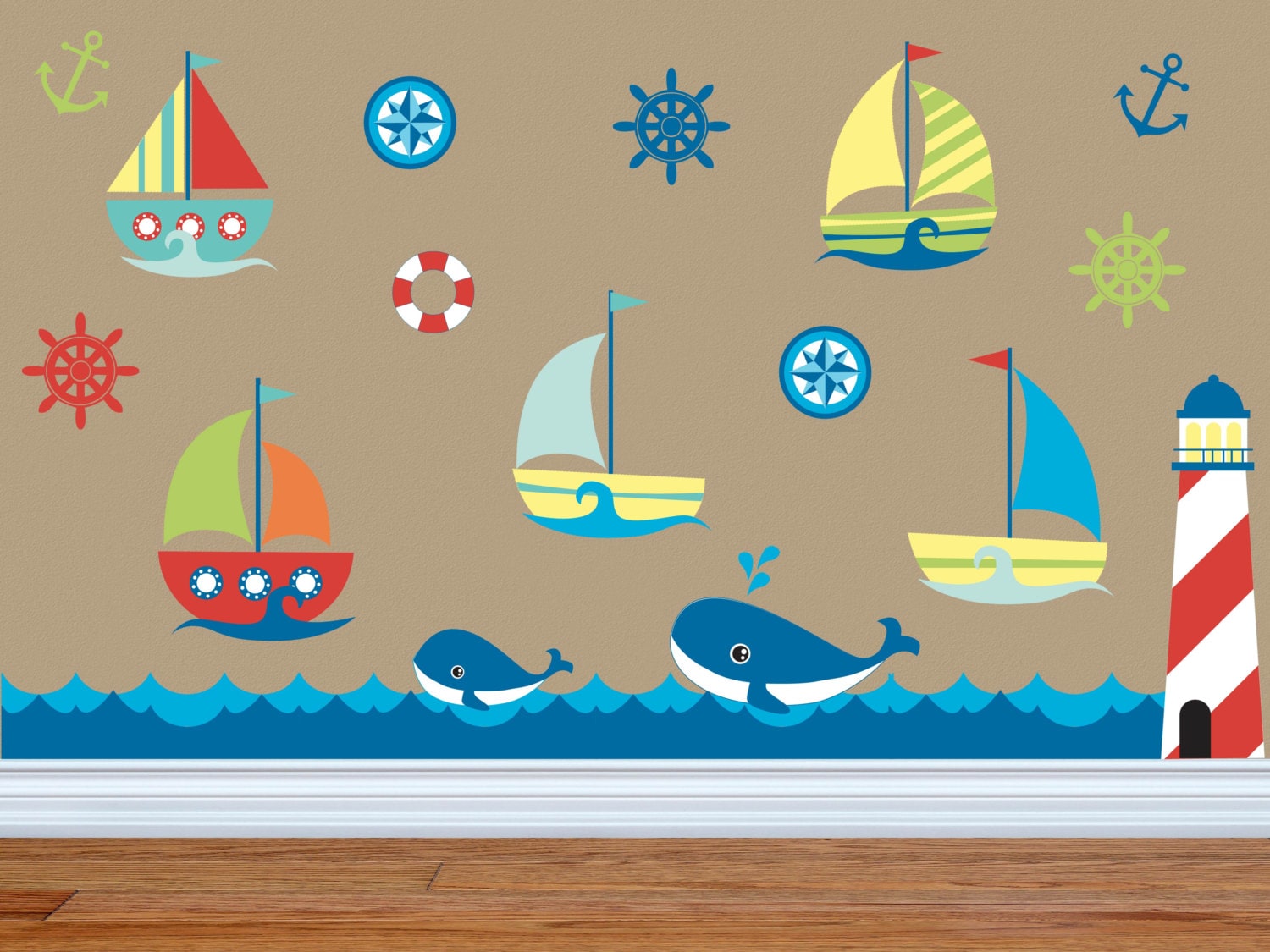 Wall Decals for Kids Nursery Nautical Nursery Nautical Wall