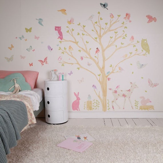 Fabric Wall Decal Love Mae Signature Scene