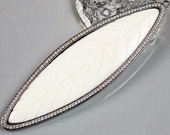 Bone Feather Wrapped - CZ 90MM