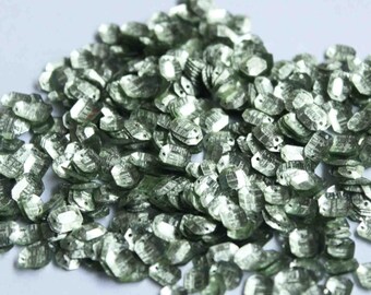 100 Oval Sequins/Silver color/KBOS355