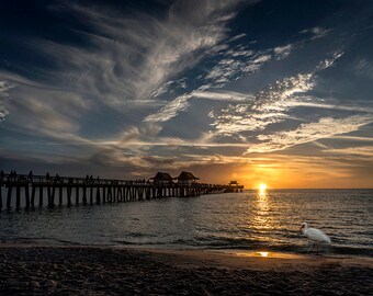 Sunset Naples Beach