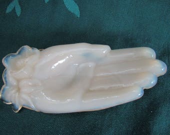 Vintage Degenhart Calling Card Hand Dish