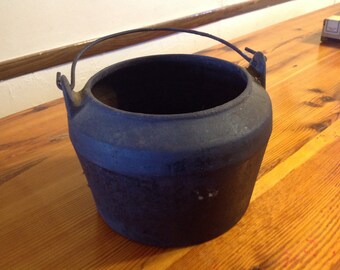 Vintage Cast Iron Melting Pot #2