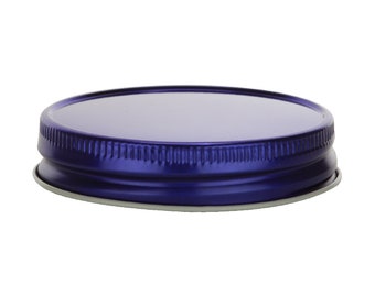 12 pcs Royal Blue Mason Jar Lid for Regular Mouth Mason Jars- BPA Free, Plastisol Lined