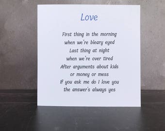 Anniversary poem | Etsy