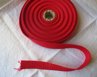 Red long webbing 2.5 cm