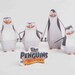 Madagascar Penguins printable paper model kit. Papercraft pattern