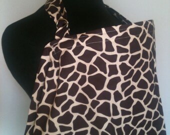 Nursing Cover, Breastfeeding Feeding Cover up, Nursing cover up, Giraffe Print