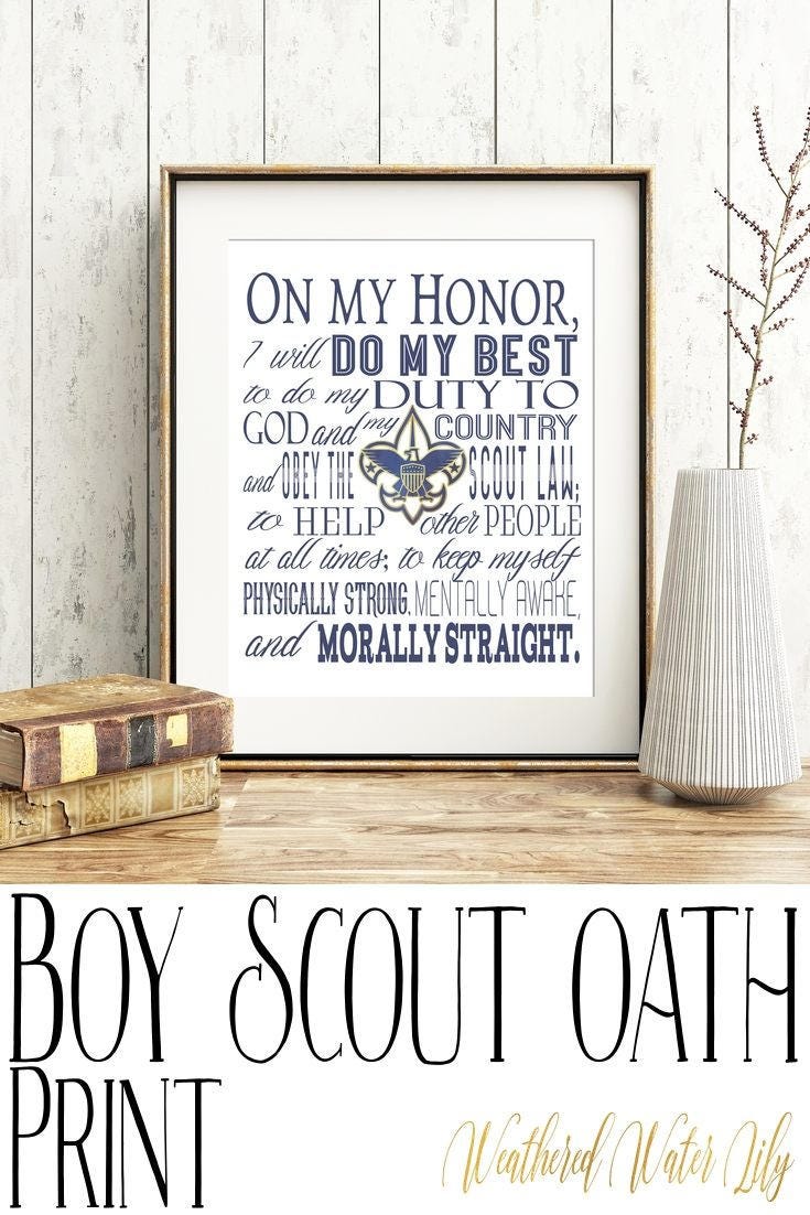 Epic image in boy scout oath printable Gratifying image pertaining to boy scout oath printable