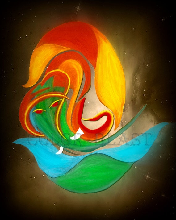 abstract art print