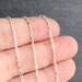 3ft, 91 cm, Sterling Silver Rolo Chain 1.7 mm, Diamond Cut, shiny finish, ideal for dainty necklaces & bracelets, wholesale discounts