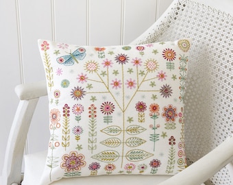 Garden Cushion/Sampler Embroidery Kit