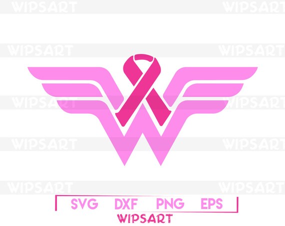 Download SALE Wonder woman cancer ribbon svg wonder woman cancer