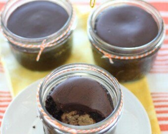 Peanut butter cup in a jar