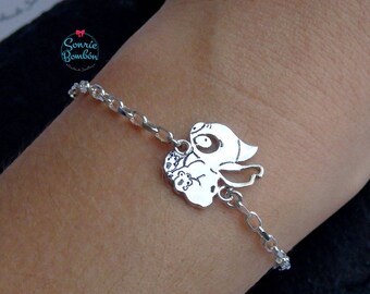 Lilo and Stitch Disney bracelet | Stitch bracelet | Sterling Silver Stitch bracelet | Ohana Stitch bracelet | Lilo and Stitch bracelet