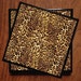 Cheetah Print Ceramic Tile Coasters