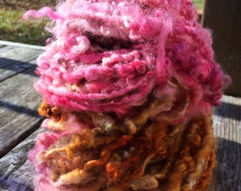 Golden Ballerina HandSpun and Hand Dyed Yarn