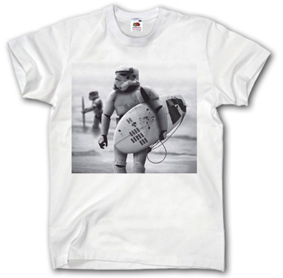 stormtrooper surfing t shirt