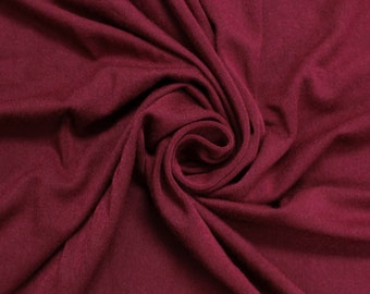 Ruby Heavyweight Rayon Jersey Spandex Knit Fabric by the Yard - 1 Yard Style 406