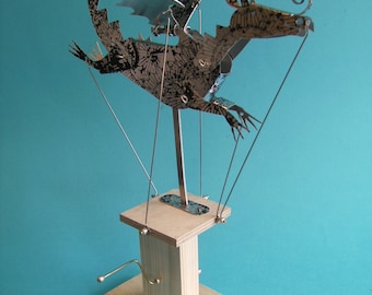 Painted Aluminium Dragon Automata