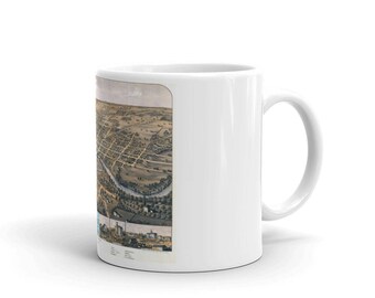 South Bend Indiana 1866 - Coffee Tea Mug