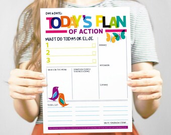 Printable Planner, Daily To Do List, Family Organiser, Daily Planner, Business Planner, Daily Schedule