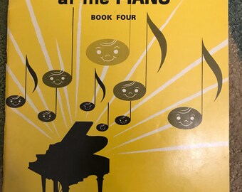 Vintage 1963 Making Music at the Piano Book Four by John W. Schaum Sheet Music Booklet Lessons