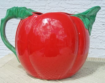 SALE! 1988 Dept. 56 Hot Tomato Pitcher