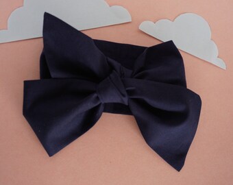 Solid Navy Blue Headwraps