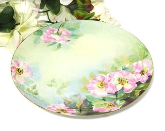 Antique Hand Painted Haviland Limoges Salad Dessert Plate