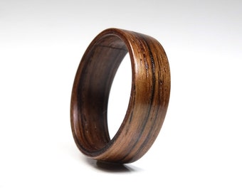 Wooden Ring - Wood ring for men from Brazilian Rosewood - wooden jewelry - engagement ring - wood ring for women - wood ring for men
