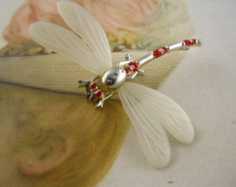 Vintage Dragonfly Libellule novelty Retro Brooch
