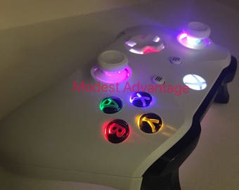Xbox One controller underglow LED installation
